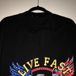 Oversized graphic tee